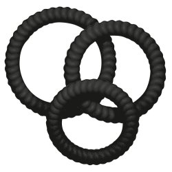 You2Toys Lust penisringur Trio - svart