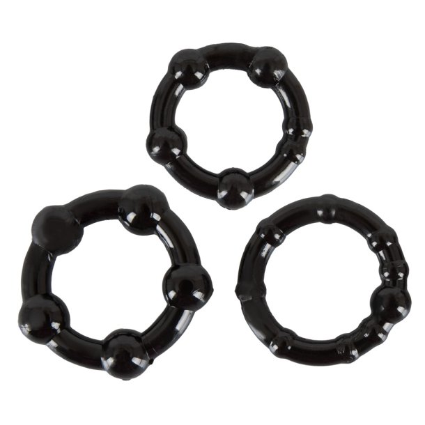 You2Toys Cock Rings Get Hard - svart