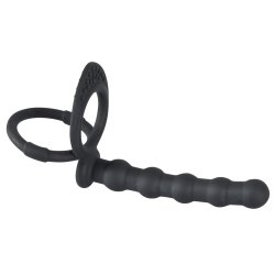 Black Velvets Cock &amp; ball ring