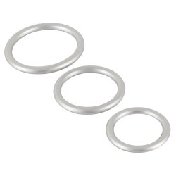 You2Toys Metallic Silicone penisringur Set
