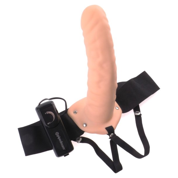 Fetish Fantasy Series Vibrating Hollow Strap-On - lj&oacute;st h&uacute;&eth;litt - � 4-5 cm