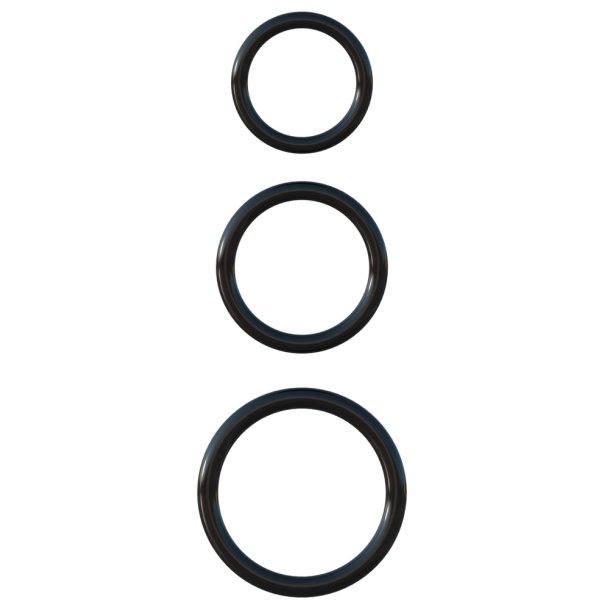 Fantasy C-Ringz Silicone 3-Ring Stamina Set