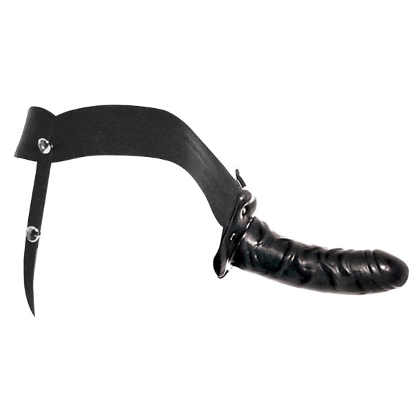 Fetish Fantasy Series For Him or Her Hollow Strap-on - svart