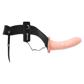 Fetish Fantasy Series Vibrating Hollow Strap-On - lj&oacute;st h&uacute;&eth;litt - � 3,5-4,5 cm