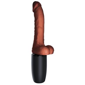 King Cock Plus 7.5 tumma Thrusting Cock with Balls