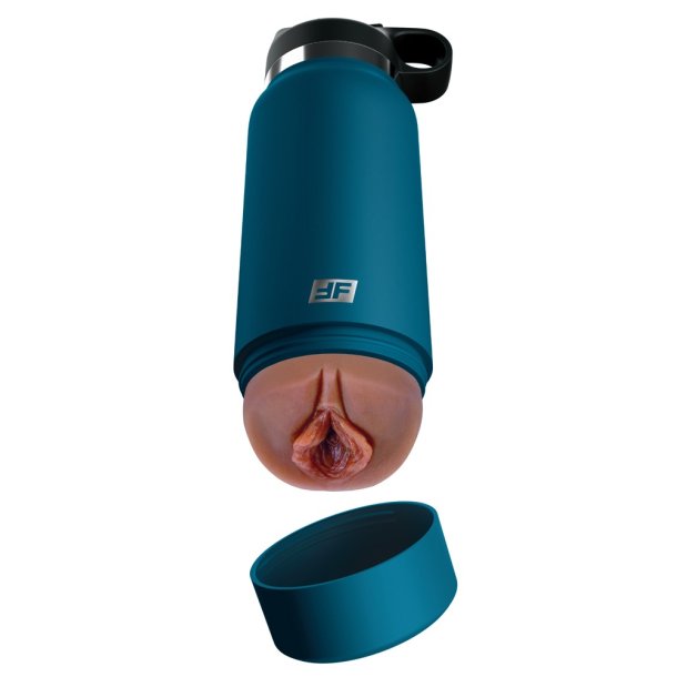 PDX Plus Fuck Flask Private Pleaser - Blue/Brown