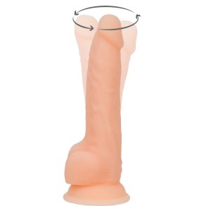 Naked Addiction 8 tumma Rotating & Vibrating Dong