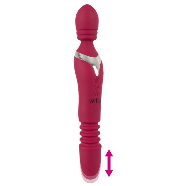 Massage Wand Warming &amp; Thrusting Vibe