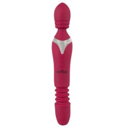 Massage Wand Warming &amp; Thrusting Vibe