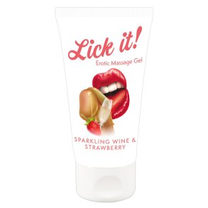 Lick-it champagne/jordber 50ml 