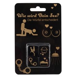 Erotiskir terningar - 4 stk.