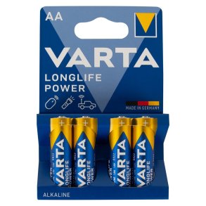 4 stk Varta AA Battar� (LR6)