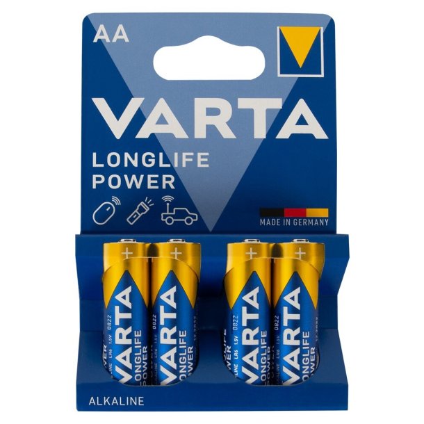 4 stk Varta AA Battar� (LR6)
