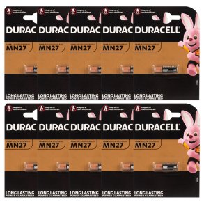 Duracell battar&iacute; 27 A 10 x 1