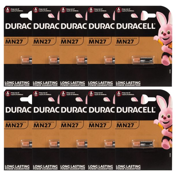 Duracell battar&iacute; 27 A 10 x 1