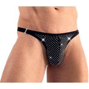 Svenjoyment svartur strongur vi� litf�grum strassi