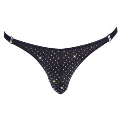 Svenjoyment svartur strongur vi� litf�grum strassi