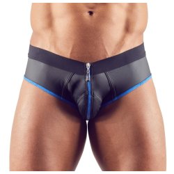 Svenjoyment svartur jockstrap vi� bl�um kantum
