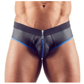 Svenjoyment svartur jockstrap vi� bl�um kantum
