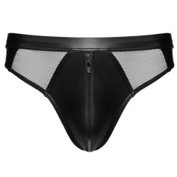 Svenjoyment svartar wetlook-undirbuksir vi� neti