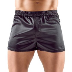 Svenjoyment svartar satinboxershorts