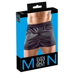 Svenjoyment svartar satinboxershorts