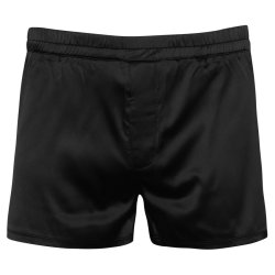 Svenjoyment svartar satinboxershorts