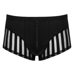 Svenjoyment svartar boxershorts vi� str�pum og snarl�si