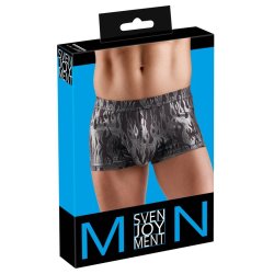 Svenjoyment svartar boxershorts vi� silvurlittum mynstri