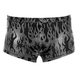 Svenjoyment svartar boxershorts vi� silvurlittum mynstri