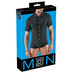 Svenjoyment skj�rta vi� glitrandi Lurex-yvirflatu