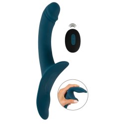 Strap on sett vi� vibrator