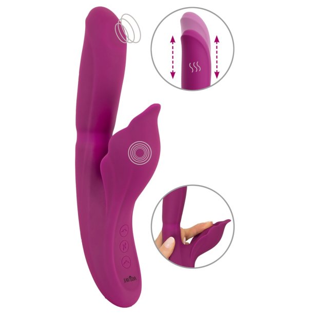 4 Function Vibrator - lilla - � 2,7 - 3,6 cm