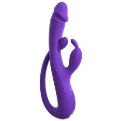 Rabbit Vibrator with G-Spot/Anal Tickler