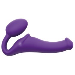 strap-on-me Vibrating Bendable Strap-On - lilla