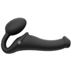 strap-on-me Vibrating Bendable Strap-On - svart