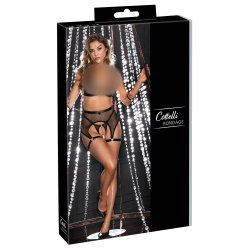 Cottelli svart netsett vi� bleytum hondj�rnum