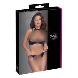 Cottelli brodera� sett vi� opnum BH og h�lsbandi