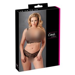 Cottelli Curves svart blondusett vi� opnum strongi