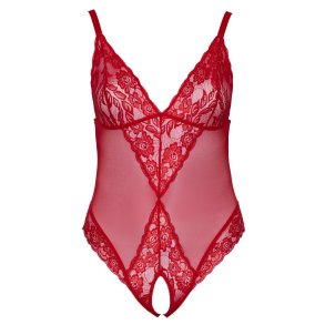 Cottelli Curves reytt net- og blondu-body