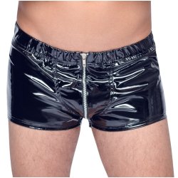 Black Level svartar lakkboxershorts vi� snarl�si