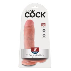 8 tummar vi� botni - Flesh - 20,3 cm
