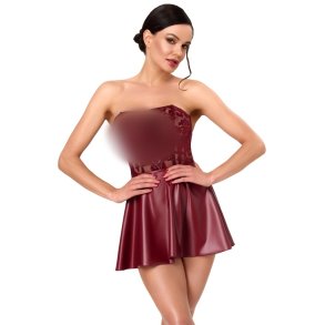 V�nrey�ur korsettkj�li vi� fl�yalsmynstri