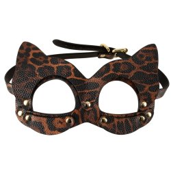 Bondage-sett vi� leopardmynstri