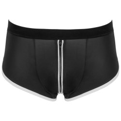 Svartur jockstrap vi� hv�tum kantum
