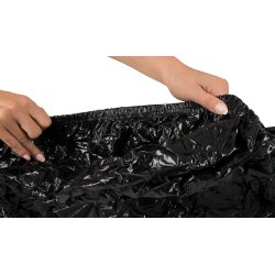 Fetish Collection svart lakk-lak vi� elastikki - 160 � 200 cm