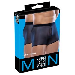 Svenjoyment midn�ttarbl�ar netboxershorts, 2-pakningur