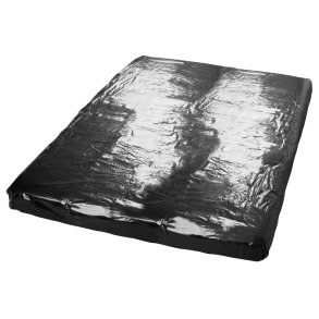 Fetish Collection svart lakk-lak vi� elastikki - 160 � 200 cm