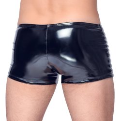 Black Level svartar lakkboxershorts � bikersni�i