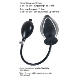 You2Toys True Black - uppbl�siligur analproppur